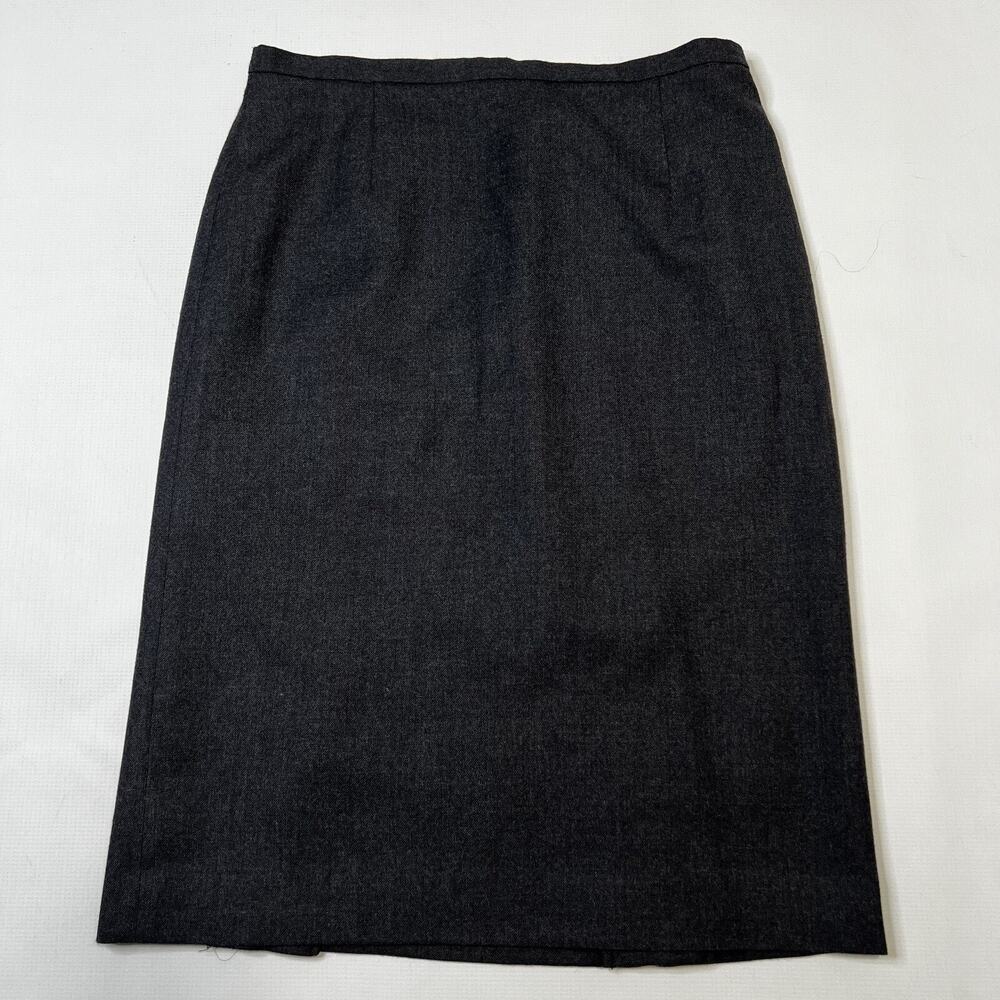 Vtg Pendleton Long Skirt Size 10 100% Virgin Wool Front Pleats Made In USA